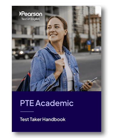 Image of the PTE Core Test Taker Handbook