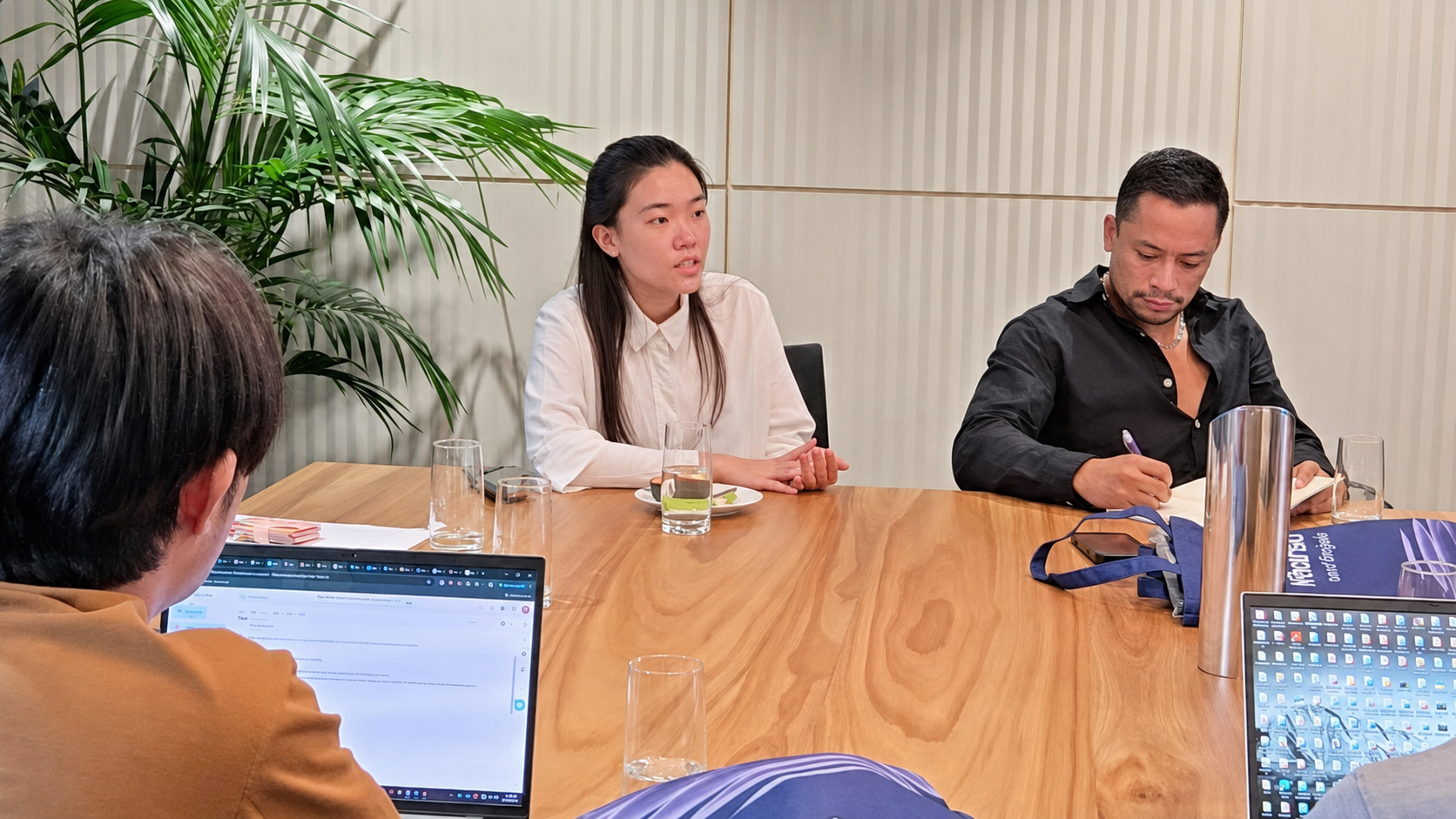 Members of the ISAB during their meeting