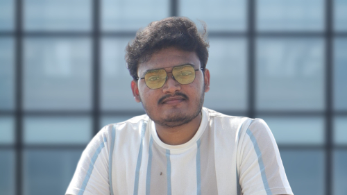 An image of testimonial giver, Pruthvi S