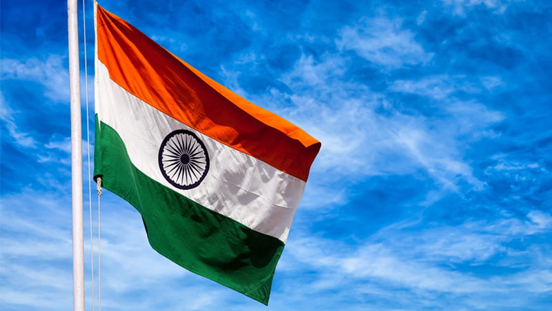 Image- flag of India 800px x 451px