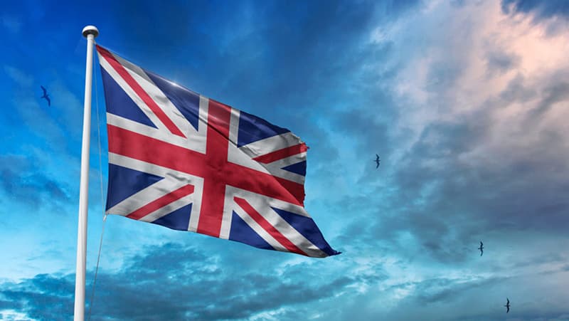 Image- UK flag, 800px x 451px