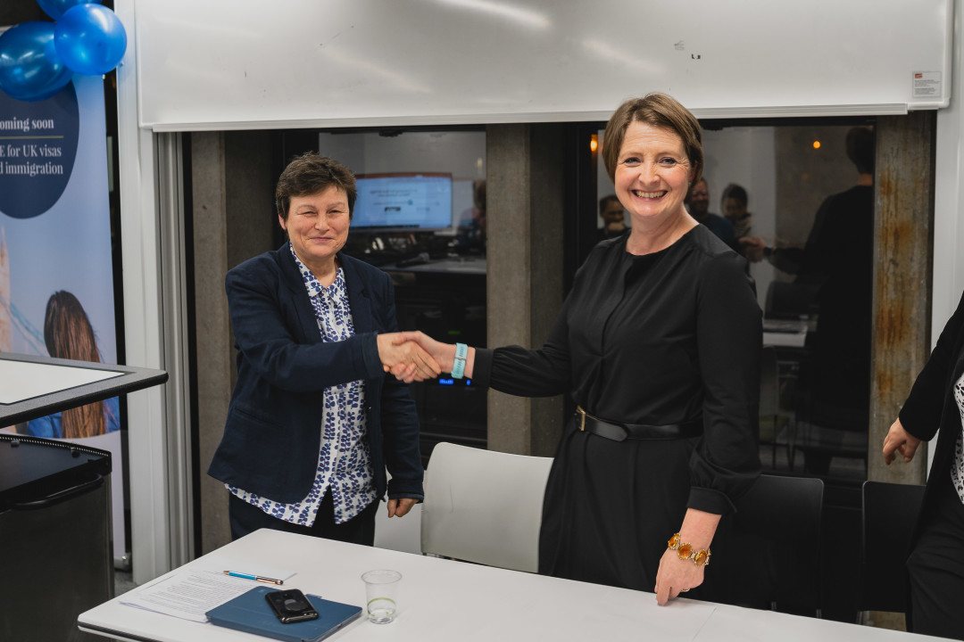 Dr Rose Clesham and Dr Mary Richardson